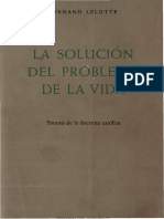 Leltte, Fernand - La Solucion Del Problema de La Vida PDF
