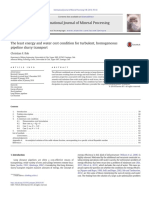 The least energy and water cost condition for turbulent, homogeneous pipeline slurry transport_Christian_2016