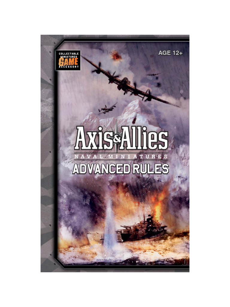 Axis & Allies Naval War at Sea Rules PDF Violence Unrest
