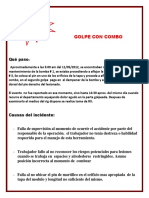 Alert de Seguridad Industrial - Golpe Con Combo