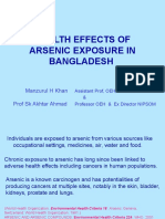 Health Effects of Arsenic Exposure in Bangladesh