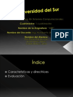 Caracteristicas y Directrices de La Evaluacion