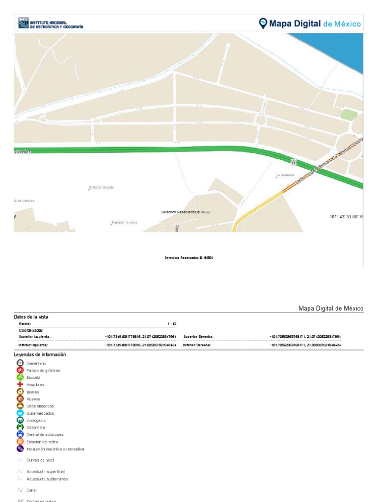 Mapa Digital de México V6.3.0 | PDF