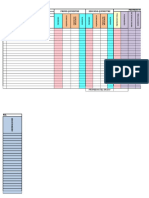 Lista de calificaciones de estudiantes