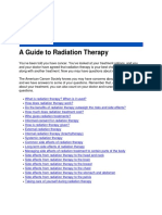 Guide To Radiation Therapy