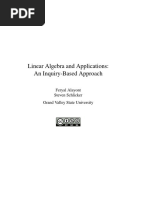 Linear Algebra and Applications - An Inquiry-Based Approach