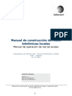 Manual de Construccion de Redes Telefonicas Locales