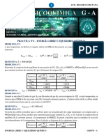 Practica N°4 (Energia Libre y Equilibrio Quimico) PDF