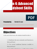 Advanced Excel Skills for Market Research