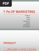 7Ps of Marketing