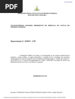 Representação do MPC sobre comissionados da Caesb