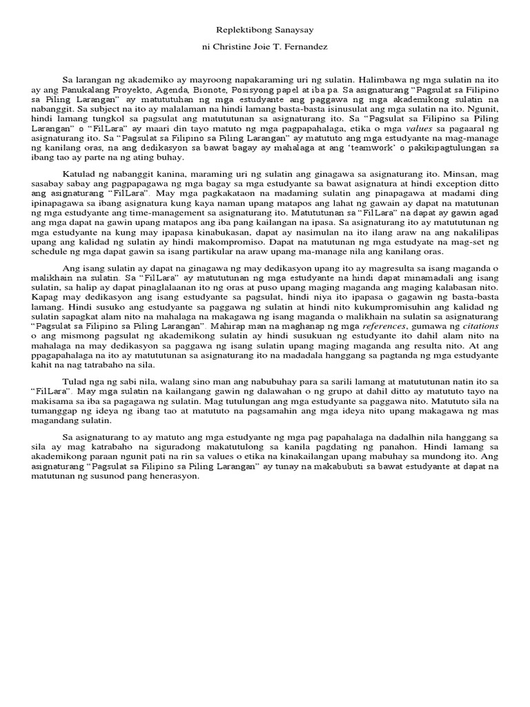 Replektibong Sanaysay.docx