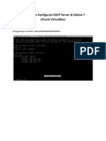 Instalasi Dan Konfigurasi DHCP Server Di Debian 7