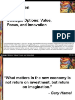 Chapter Ten: Strategic Options: Value, Focus, and Innovation