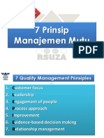 Prinsip-Prinsip Manajemen Mutu