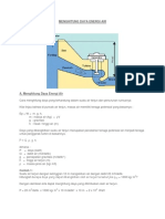 Contoh Pembahasan Perhitungan Energi Air Dan Tugas PDF