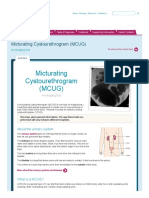 Micturating Cystourethrogram (MCUG) - infoKID PDF