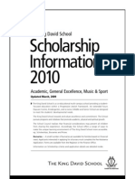 2010 Scholarship Information 03-09