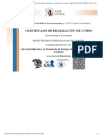 Curso Introducción a La Prevención de Riesgos Laborales II- Seguridad en El Trabajo - MIGUEL FELICIANO AGÜERA SALAS - 30 de Octubre de 2019