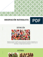 Observación Naturalista