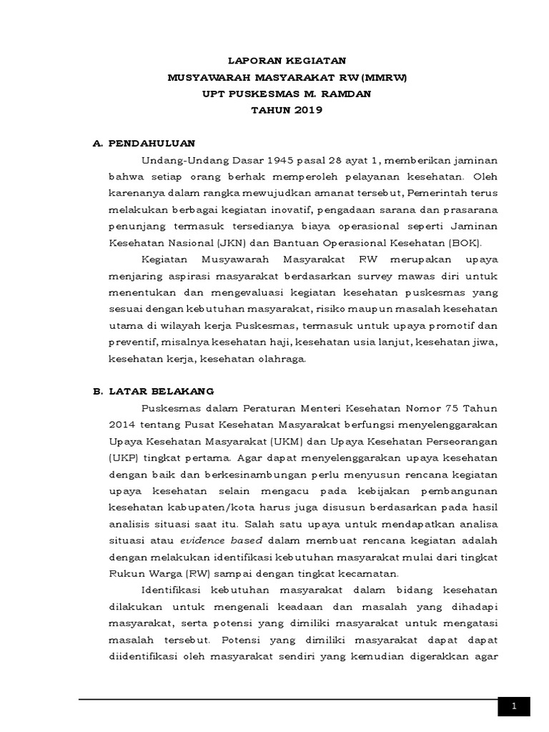 Laporan Mmrw 1 Pdf