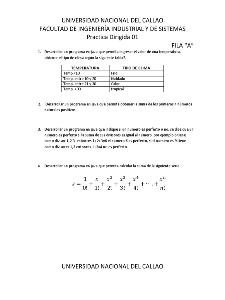Practica 1 | PDF | Java (lenguaje de programación) | Enseñanza de ...