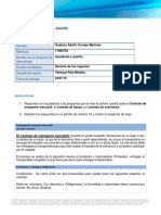 Ayudando a Juanita con contratos de transporte, fianza y suministro