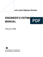 Engineer Estimate Manual