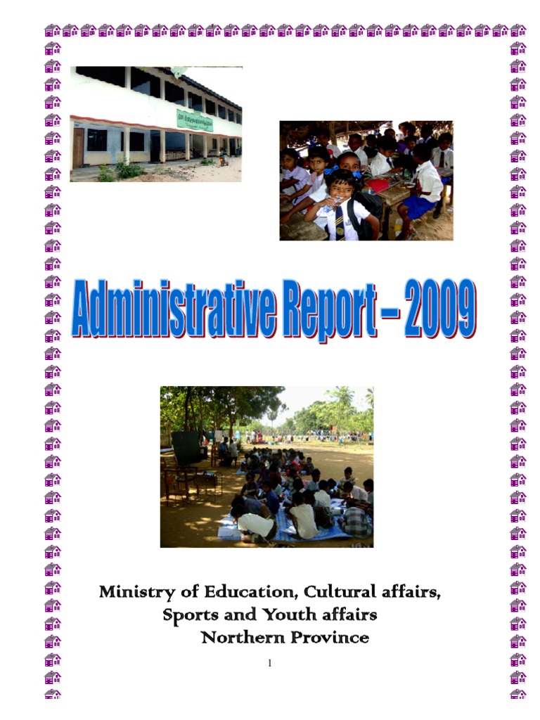 Administrative Report 2009 MoE | PDF | Teachers