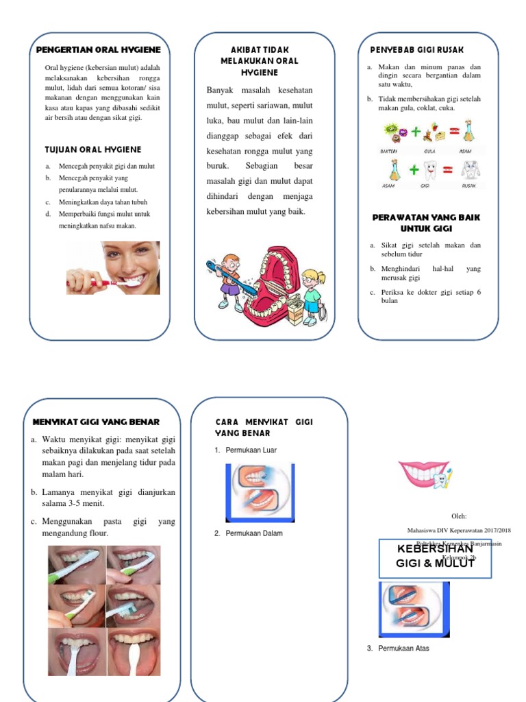 Leaflet Oral Hygiene | PDF