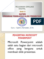 Materi 5 Program Pembuatan Slide Presentasi