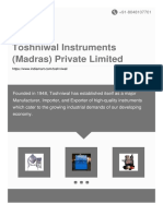 Toshniwal Instruments Madras Private Limited