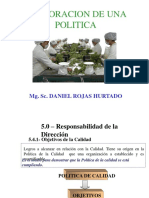 ELABORACION DE UNA POLITICA