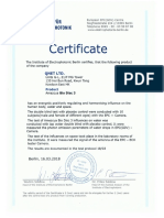 Certification of Amezcua Bio Disc3