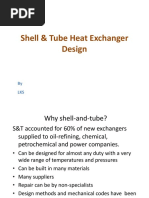 Shell & Tube Heat Exchanger Design