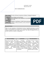 Article Reading FORMAT Justine