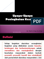 Upaya-Upaya Peningkatan Kesehatan PDF