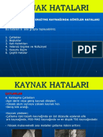 Kaynak Hatalari