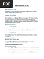 PROJET DE FIN ETUDE
