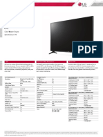 LJ550M Series Spec Sheet