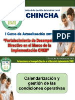 Calendarización