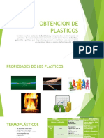 Obtencion de Plasticos