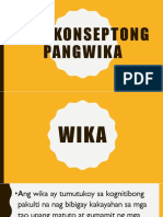 1 Mga Konseptong Pangwika