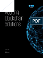 Auditing Blockchain Solutions