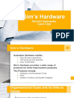 Sim's Hardware Presentation