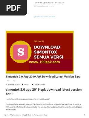 Simontok 2 0 App 2019 Apk Download Latest Version Baru Google