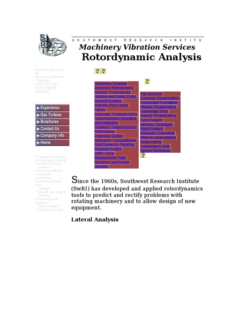1 What Is Rotordynamics | PDF | Turbine | Turbomachinery
