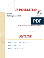 Kuliah 1 Met-Penelitian 24092018 PDF