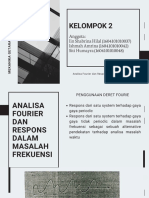 Analisa Fourier Dan Respons Dalam Masalah Frekuensi