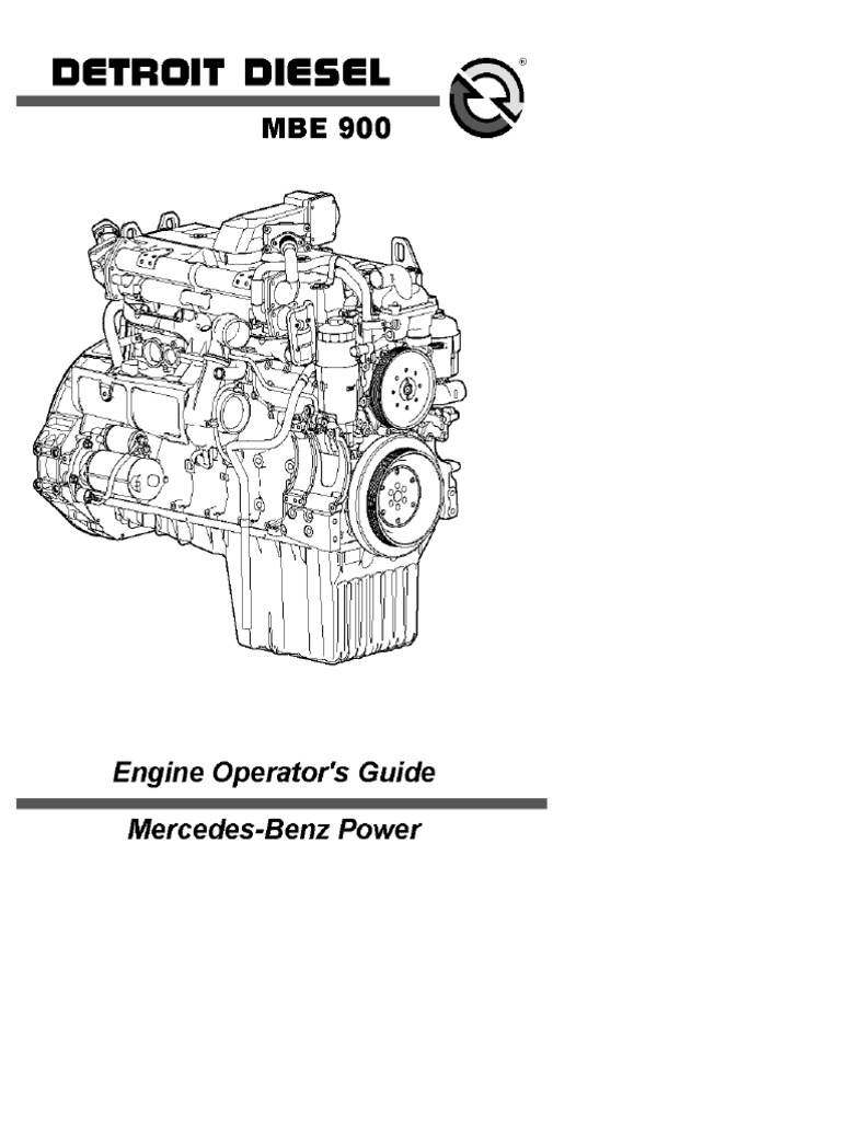 Mbe900opsguide PDF | PDF | Internal Combustion Engine | Turbocharger